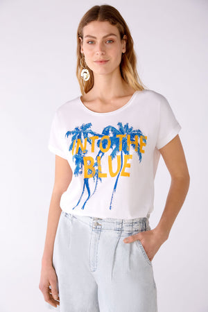 Tee Into the blue en coton organique