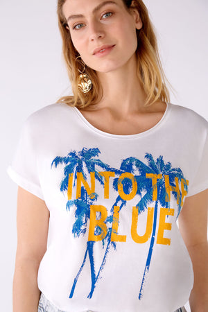 Tee Into the blue en coton organique