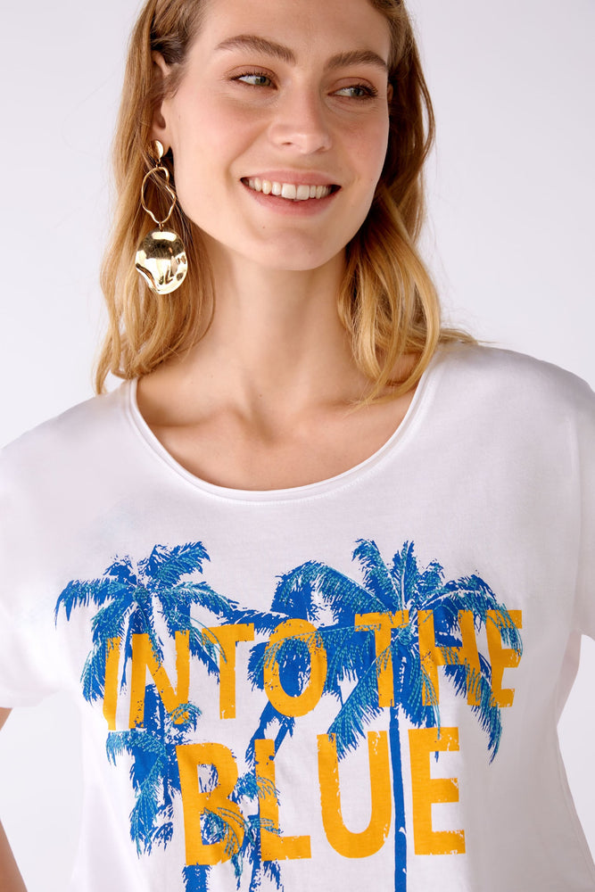 Tee Into the blue en coton organique