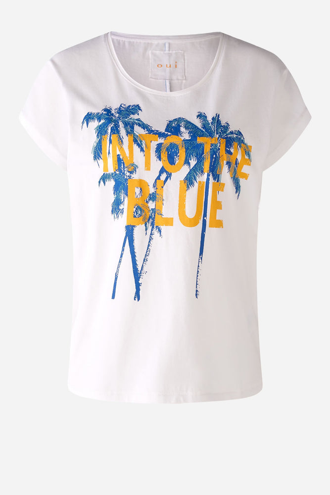 Tee Into the blue en coton organique