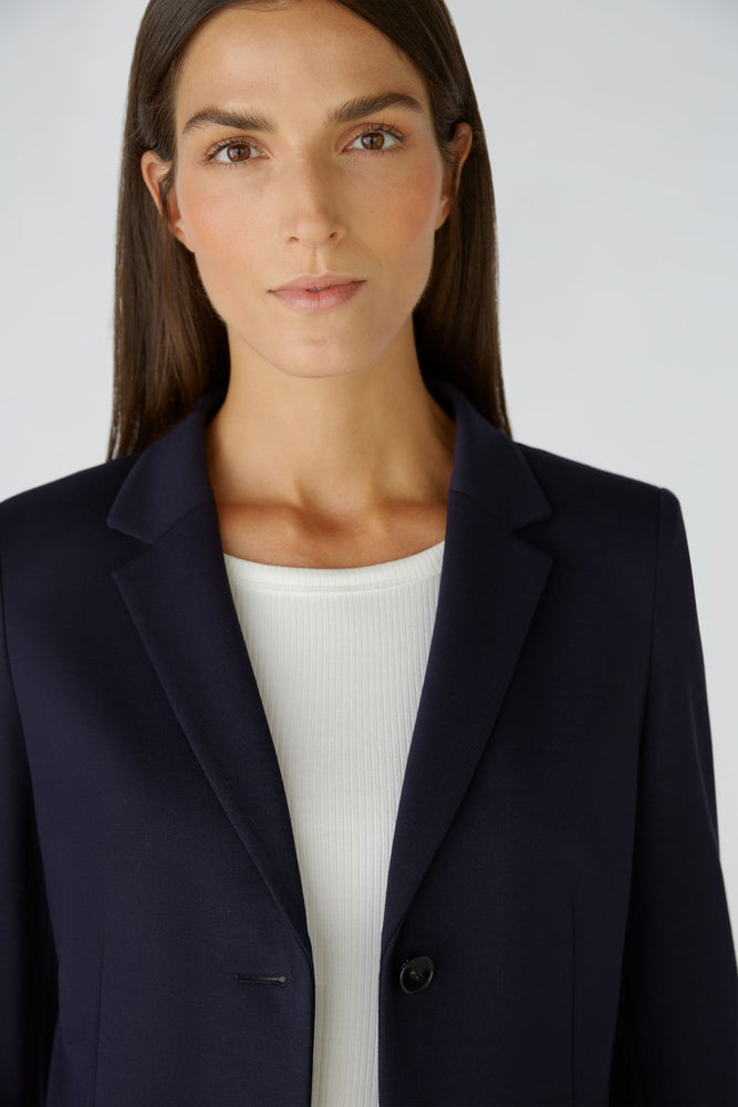 Blazer croisé en viscose