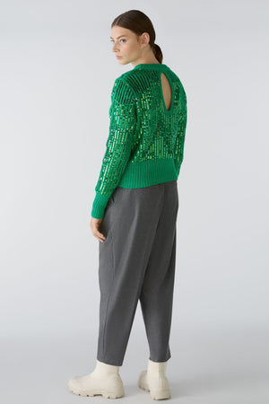 Lucky Charm sequin sweater