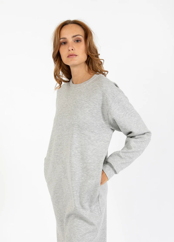 Robe sweat mi-longue