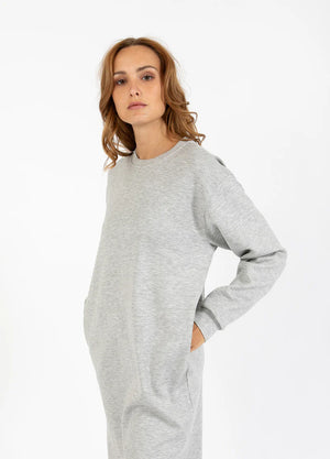 Robe sweat mi-longue