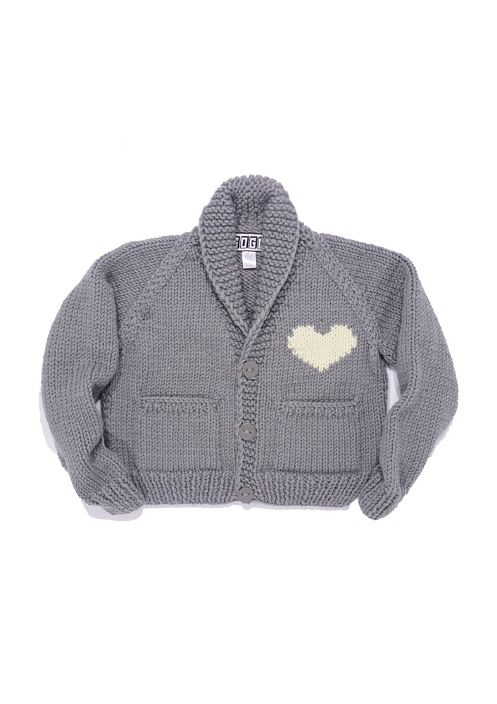 Cardigan tricot court COEUR