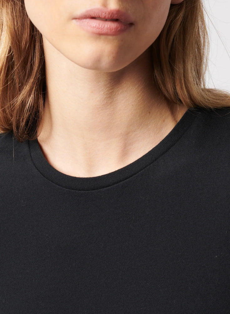 Tee-shirt doux à encolure ras de cou