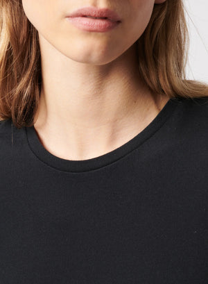 Tee-shirt doux à encolure ras de cou