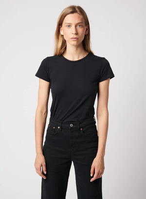 Tee-shirt doux à encolure ras de cou