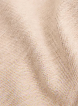 Blazer droit à fermeture à bouton unique en French Terry