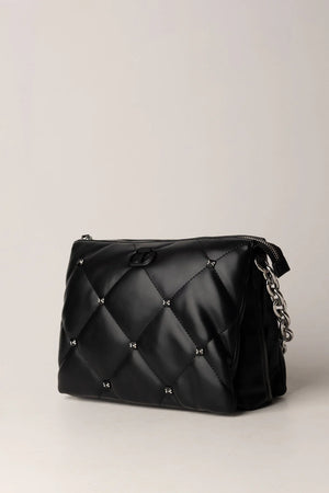 Sac à main matelassé à studs scintillants