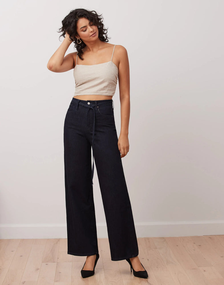 LILY high-waisted ultra-flared jeans