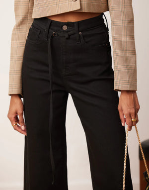 Wide-leg jeans with high waistband LILY
