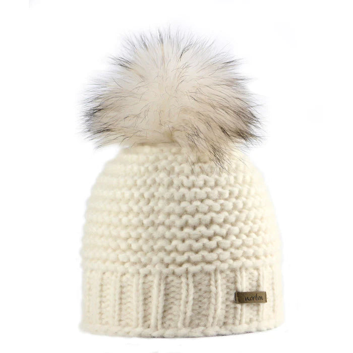 Alpaca-knit Nordic toque