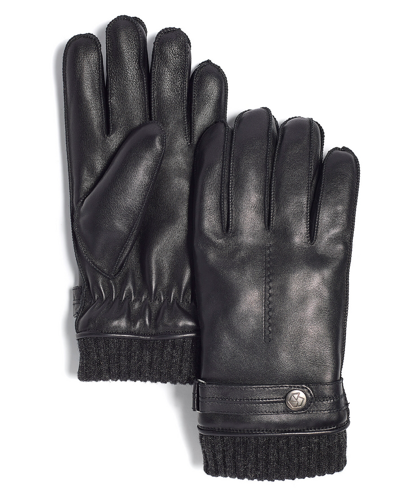 Leather gloves man NELSON