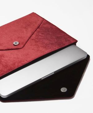 13'' laptop velvet envelope pocket