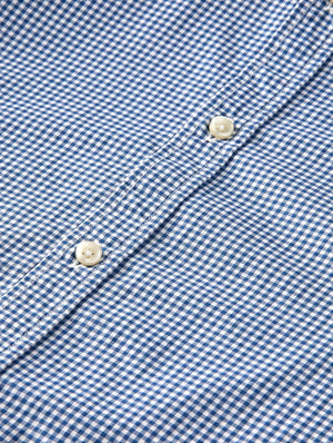 Chemise à carreaux en coton organique