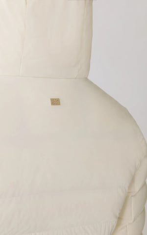 Manteau mi-long extensible en duvet