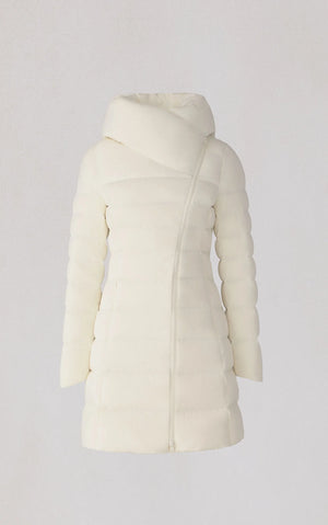 Manteau mi-long extensible en duvet