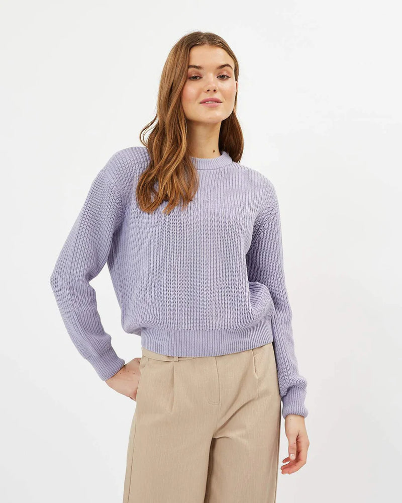 Chandail en tricot de coton organique MIKALA