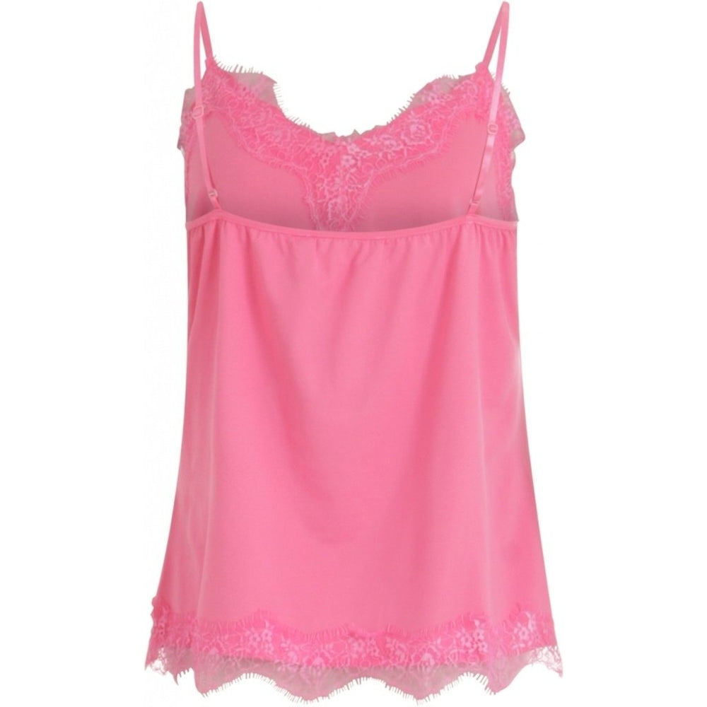 
            
                Load image into Gallery viewer, Camisole dentelle strap rose
            
        